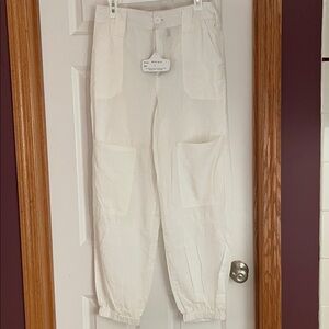 Casual Chic Cargo Pants white Size L